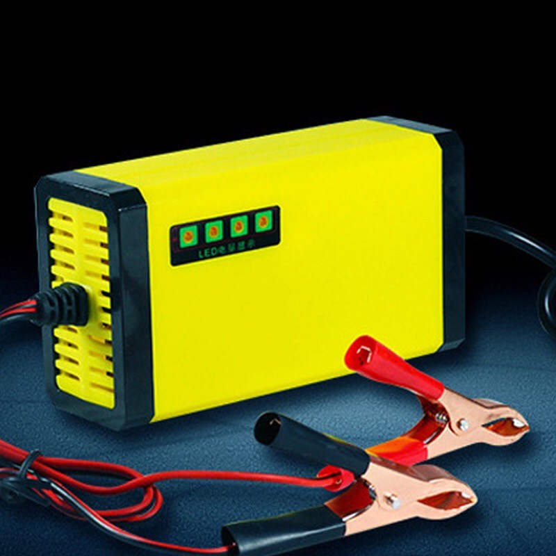 Aluminum Alloy DC12V 25Amp Lead Acid Battery Charger For Electric Vehicles