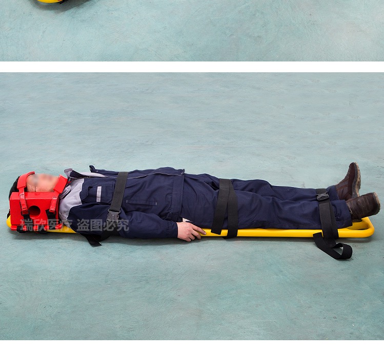 Class I Safety Standard Adjustable Head Immobilizer for Spine Board High Strength