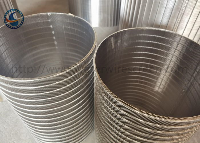 Stainless Steel 304 V Slot Johnson Wedge Wire Screens Centrifuge Filtration