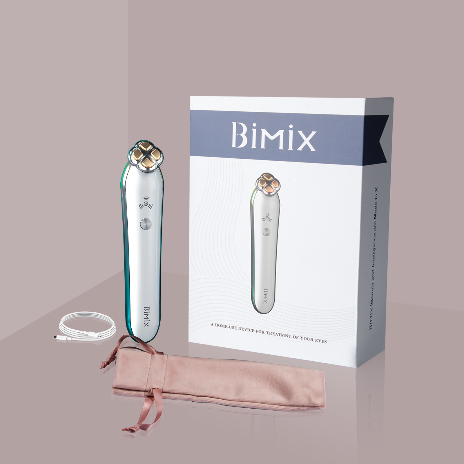 Small Radio Frequency Sonic 500mAh Vibration Eye Massager