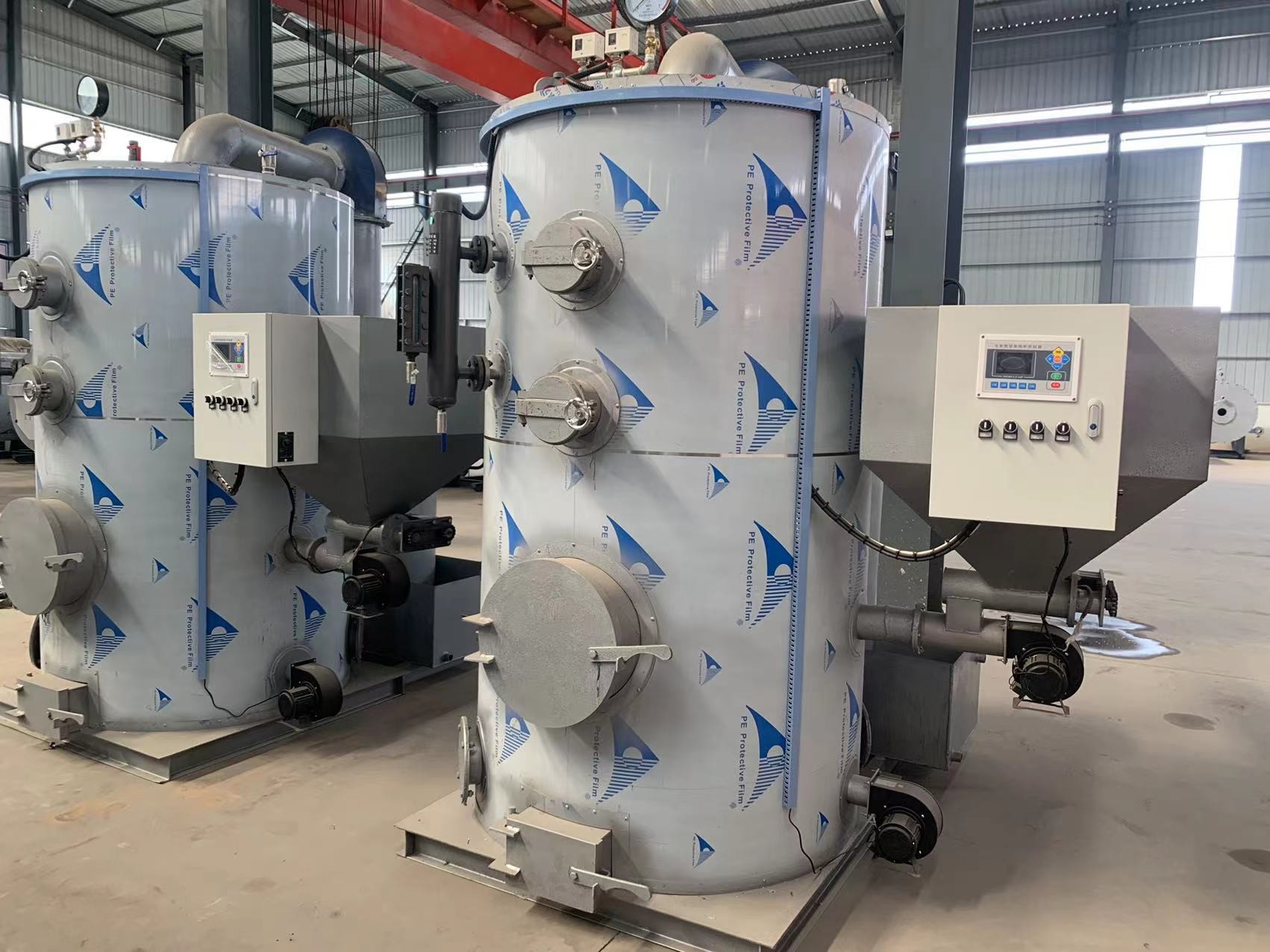 LHS Series Low Pressure Steam Boiler Automatic Control Runs Stably 0.09Mpa