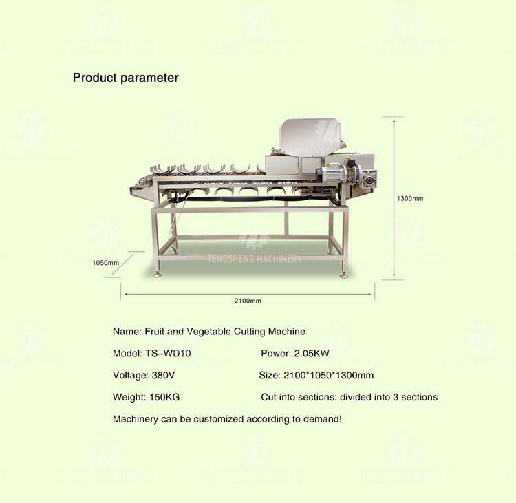 Automatic Vegetable Radish Corn Taro Cutting Half Machine