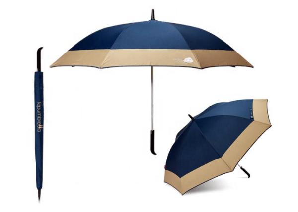 Quality Extra Large Compact Golf Umbrella Rubber Handle Manual Open Rain Proof for sale