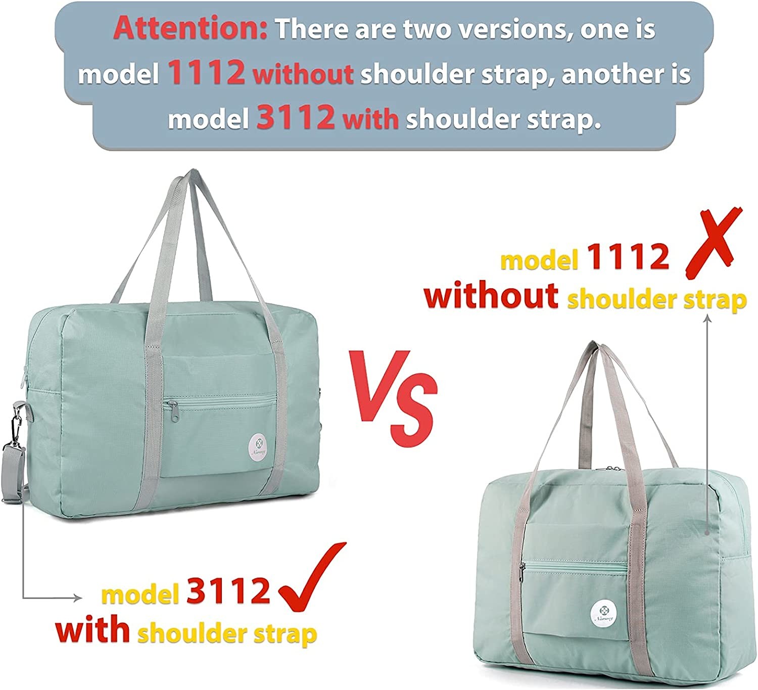 Sport Foldable Travel Duffel Bag Tote Carry On Luggage Weekender Overnight For Women