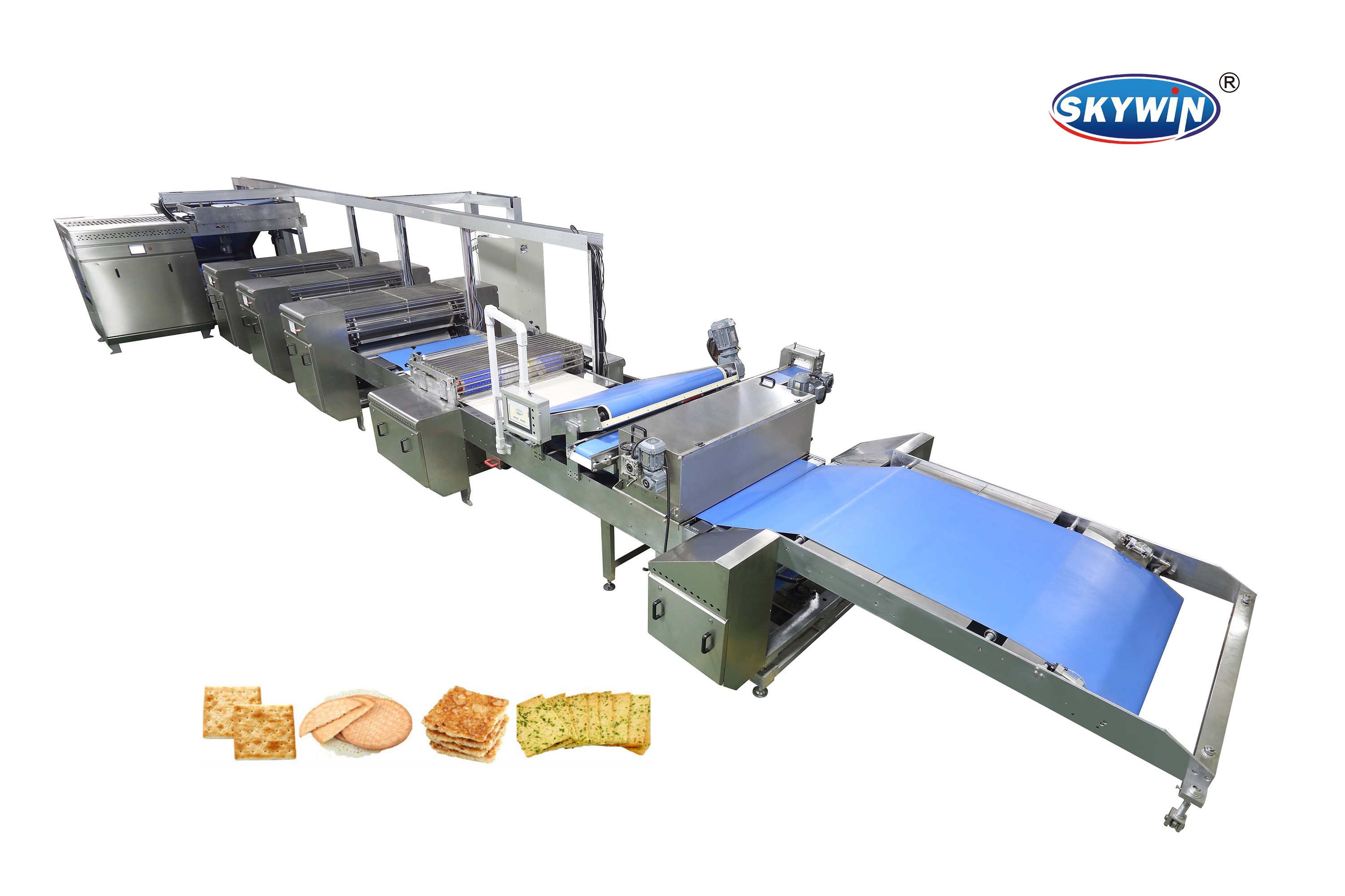 Stainless Steel 304 Bear Biscuit Making Line / Hard Biscuit Machine