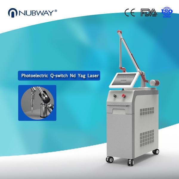 CE and FDA approved 1064nm and 532nm laser tattoo removal salon ND Yag laser