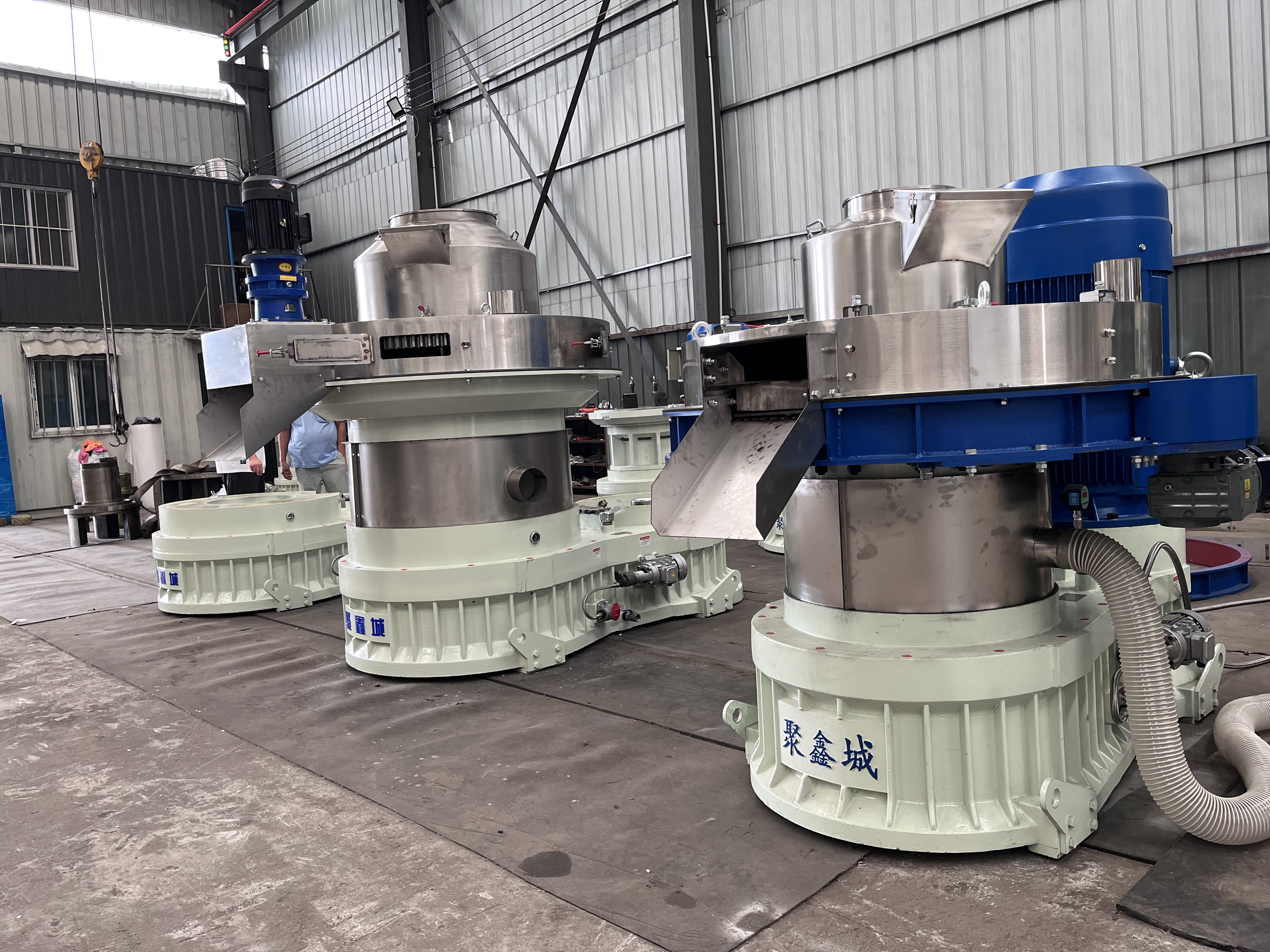 380V Wood Pellet Machine Ring Die Wood Pellet Production Line 6-10mm