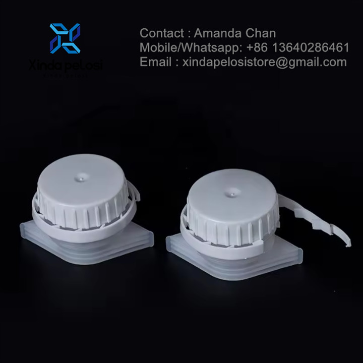 Customized Plastic Spout And Cap For Food Chemical Sauce Cosmetic Packaging