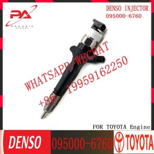 common rail injector 23670-30140 095000-6760 injector for TOYOTA 1KD-FTV, 2KD