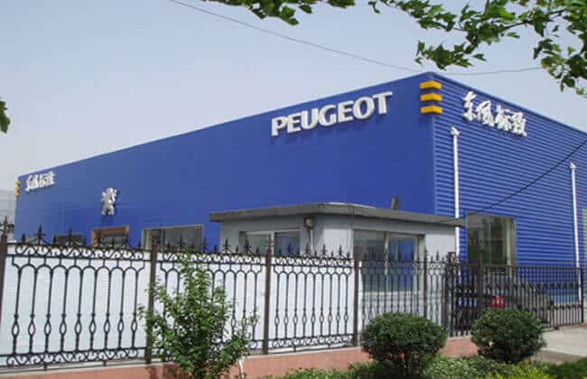Steel Structures Metal Construction Building Workshop Warehouse Prefab Steel 4s Car Showroom