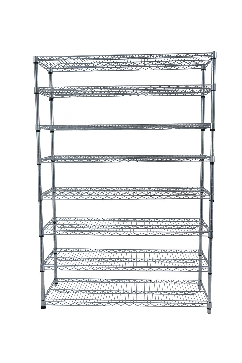 Customized ESD Storage 4 Layers Shelf Trolley Wire Mesh shelving Cart