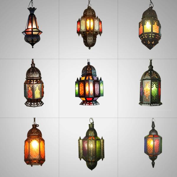 Bohemia Black coffee shop pendant lights Southeast pot color bar garden pendant