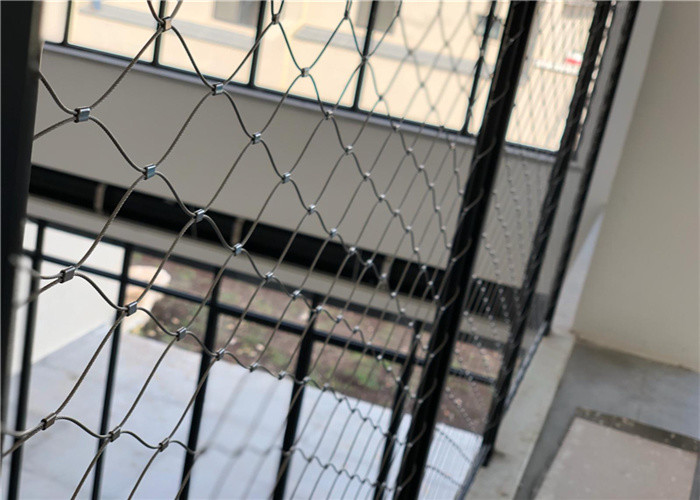 High Strength 3.2mm Stainless Steel Rope Mesh Netting SS316 Inox Cable Webnet