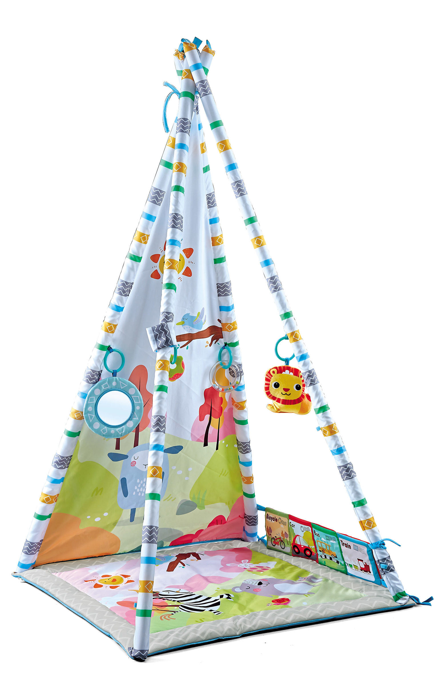 Kids Teepee Tent for Kids,Kids Play Tent for Girls & Boys, Playtime Teepee Gym
