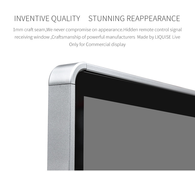 Landing Split Portable Vertical High Definition 43 Inch Floor Standing Kiosk