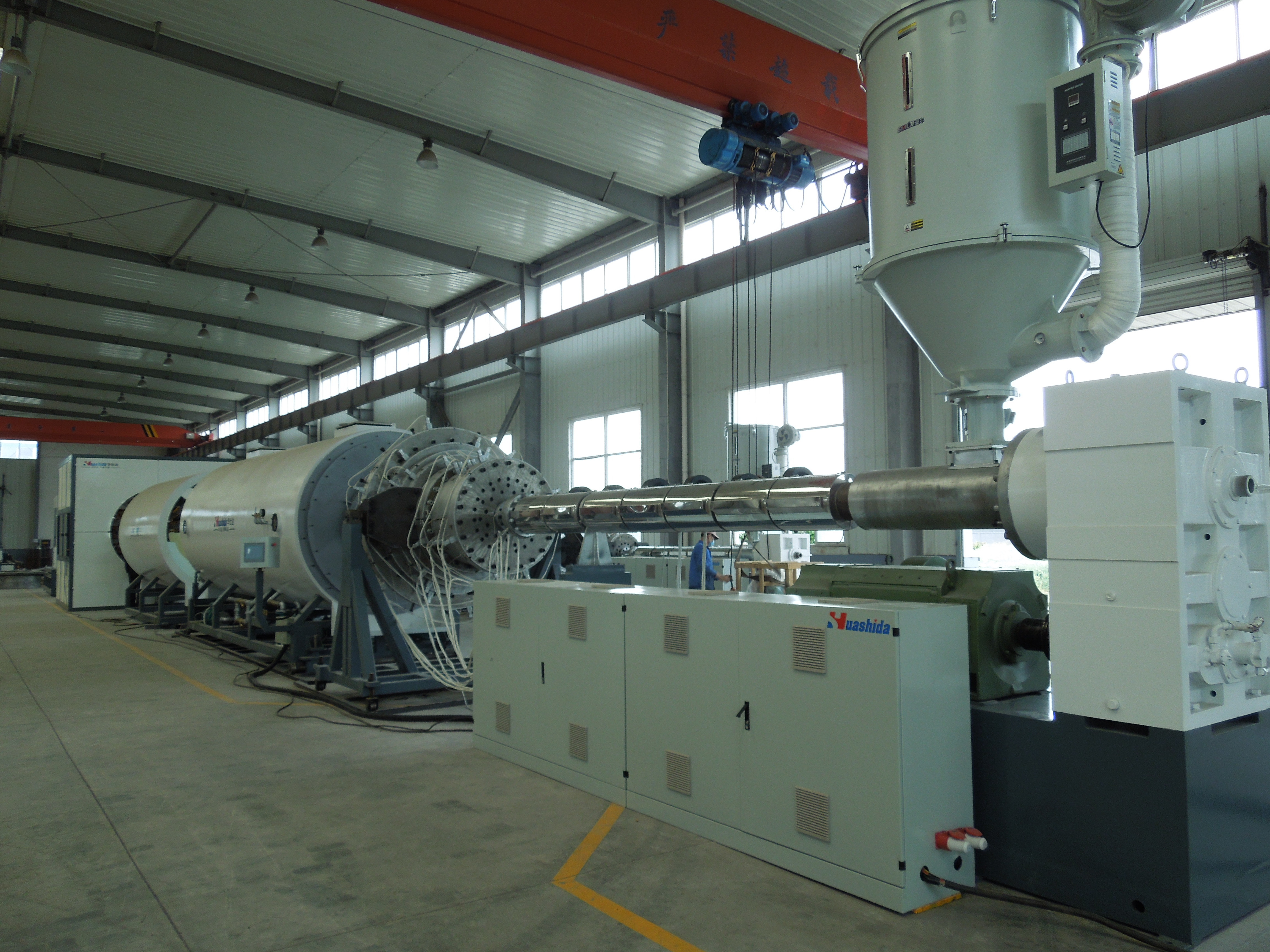 20-Year HDPE PE Extrusion Jacket Casing Pipe Machinery For Preinsulated Pipe