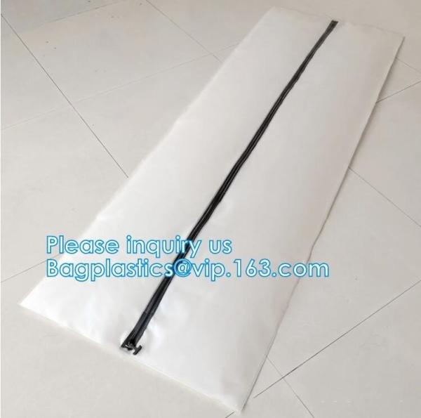 White Cadaver Bag Anti-Virus Proof Waterproof Windproof Body Storage Bag Corpse