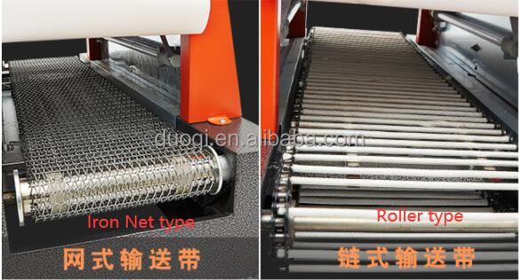 Speed Packaging Model E-CVT Plastic Film Shrink Wrapping Machine with Iron Net Conveyor