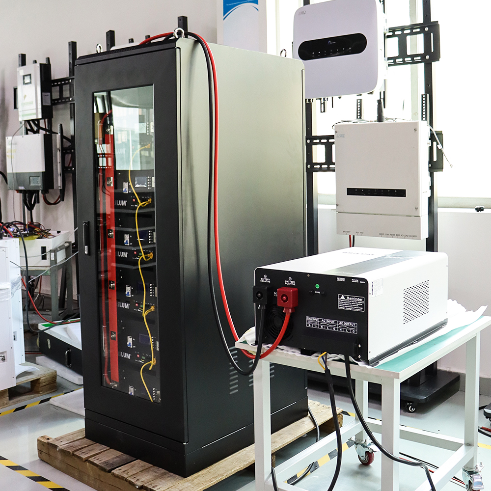 51.2V 5000Ah LiFePo4 Rack Mounted Lithium Battery Metal Cabinet Type