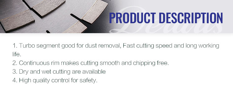 OBM Customized Support 5 Inch Green Turbo Diamond Cutting Disc for Stone Cutting