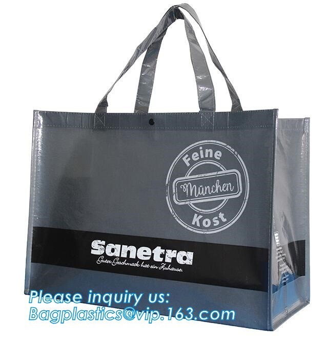 Wholesale factory custom fashion laminated non woven bag, Shopping printing fabric insulated foldable bag, custom pp non
