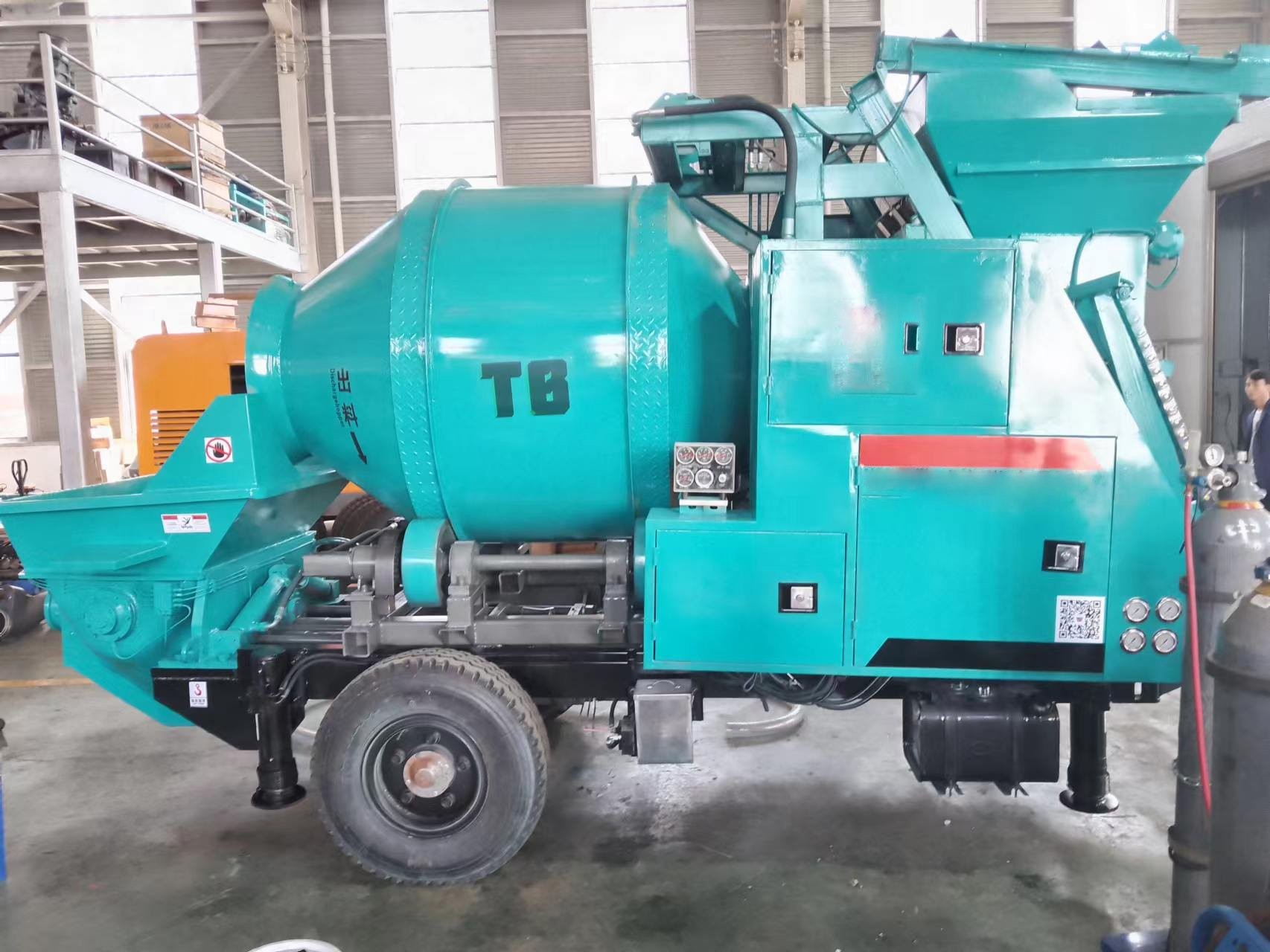 Mini Concrete Stationary Pump Portable Cement Pump Mixer Equipment