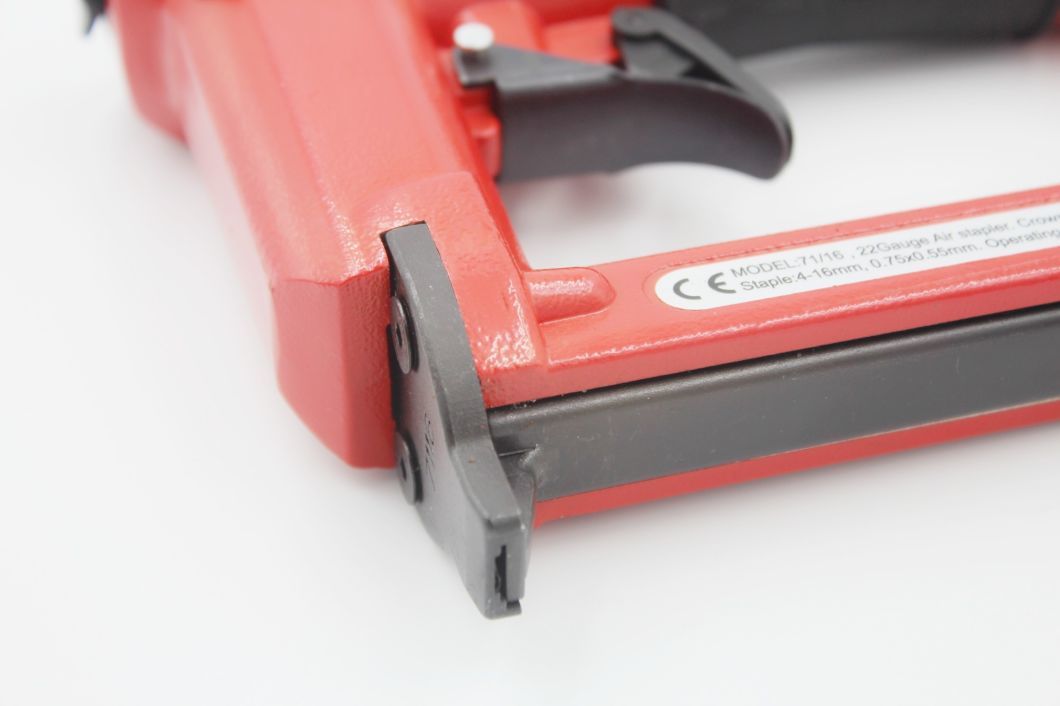 Top-Rated Durable 22 Gauge Fine Crown Air Pneumatic Staple Gun (RED) Air Stapler 7116