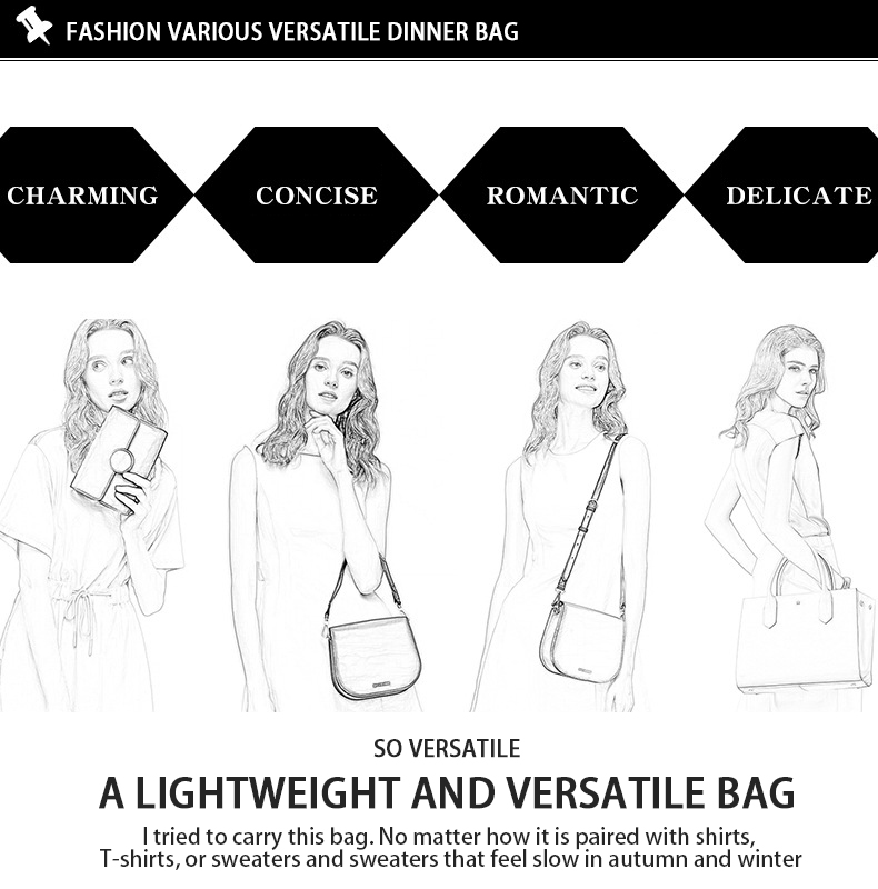 Other Decoration PC Metal Fashionable Hot Drilling Process Clutch Handbag for Daily