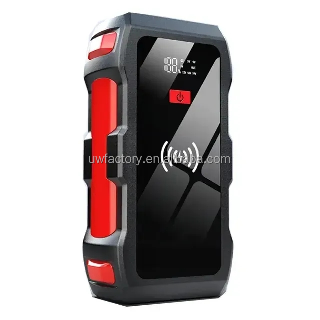 AC400V Rated Output 12V 72000mAh Multifunction Portable Car Jump Starter with Flashlight and 225kWh Storage Capacity