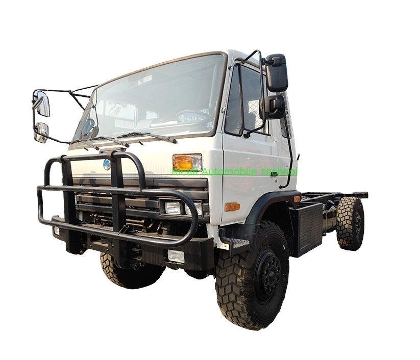 Left Steering Dongfeng 6x6 All Wheel Drive Cargo Truck Chassis Euro 3 Emission Standard