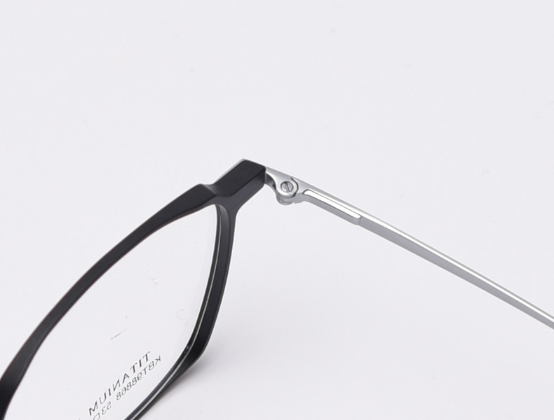 Designer Plain Lens Glasses Spectacle Optical Metal Glass Frame Eyeglasses