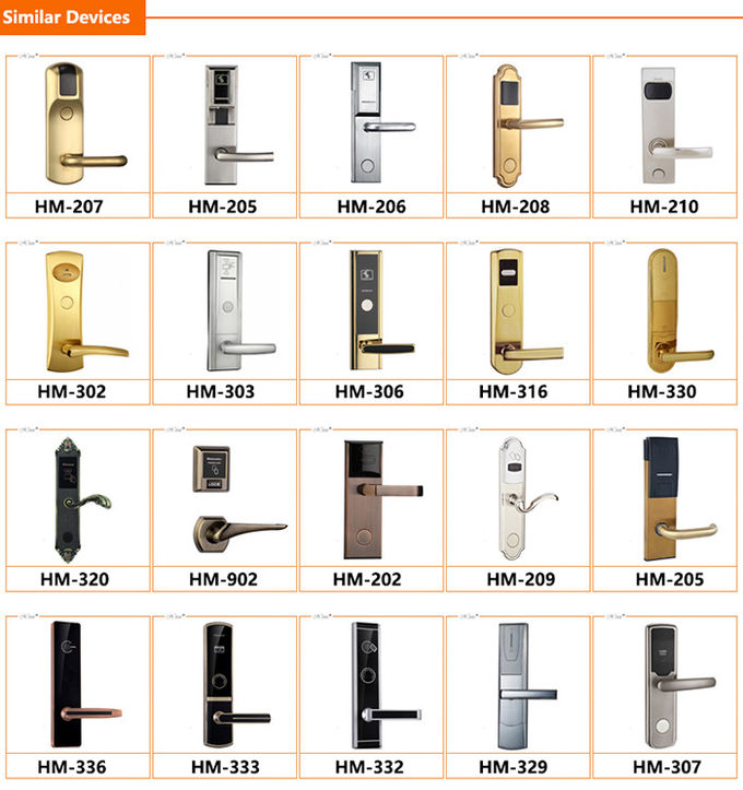 ODM OEM RF Hotel Management System Door Lock Smart RFID Card Access Control Hotel Room Door Lock