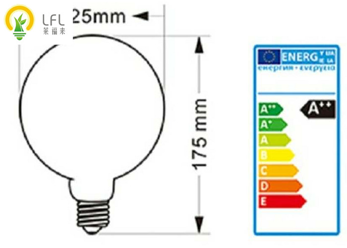 G125 Filament LED Lights For Home Decoration , Dimmable Pineapple Decorative LED Lamps