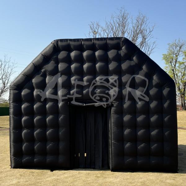 Outdoor Portable Blow Up LED Light Disco NightClub Cube Tent Inflatable Party