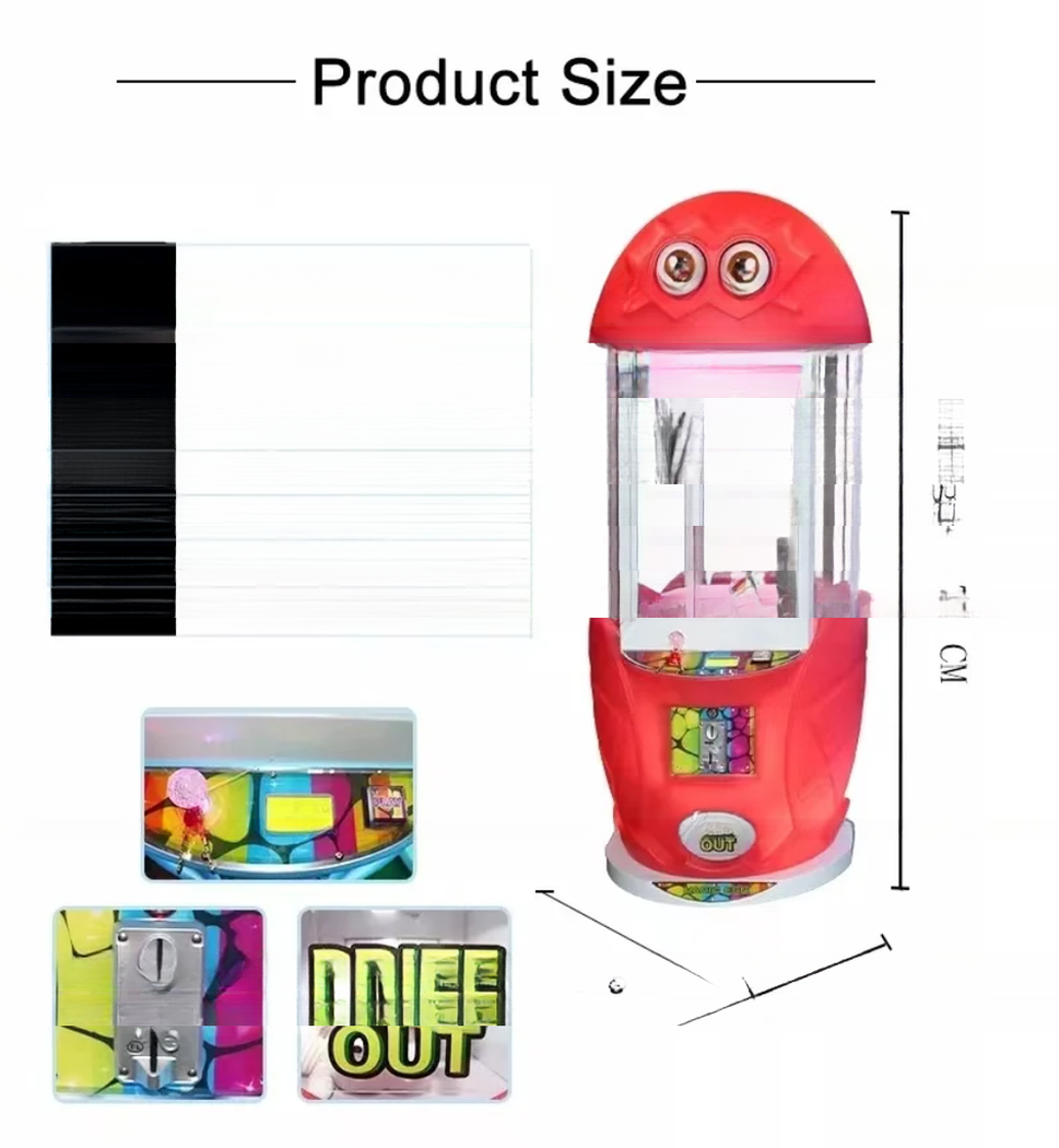 Dreamland indoor amusement coin operated toy claw machine plush toy crane magic egg game machine