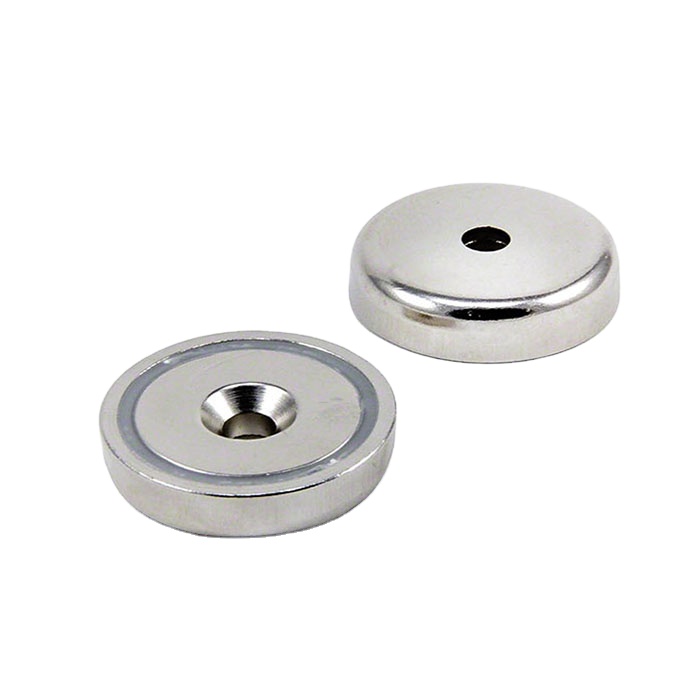 Alnico Pot Magnet with Cup Shape and Temperature Resistance up to 400 Degrees Celsius
