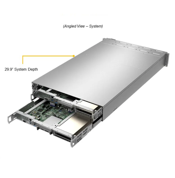  Supermicro AS-2114GT-DPNR 2U Rackmount GPU Server with 2TB DDR4 RAM 2600W Titanium Power Manufactures