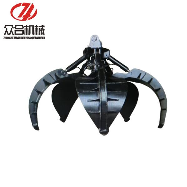 Longer Life-span High Efficiency Orange Peel Grapple Excavator Scrap Grab Bucket