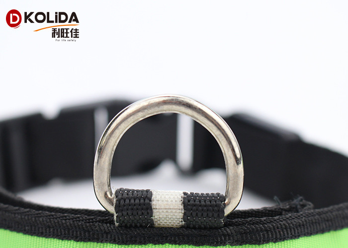 Orange / Yellow Illuminous Flashing LED Pet Safety Collar For Cat / Dog