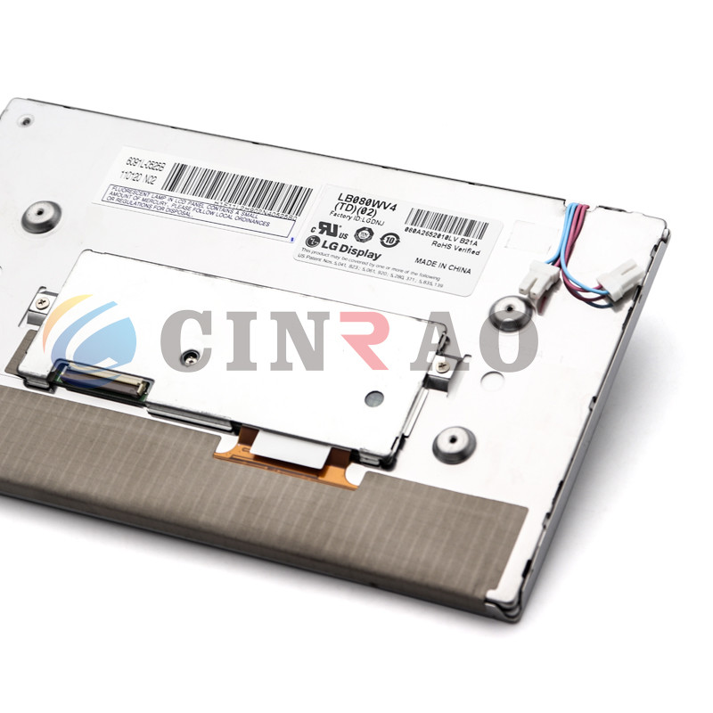 LB080WV4 TD 02 LCD Car Panel / 8 Inch LCD Panel Module High Definition