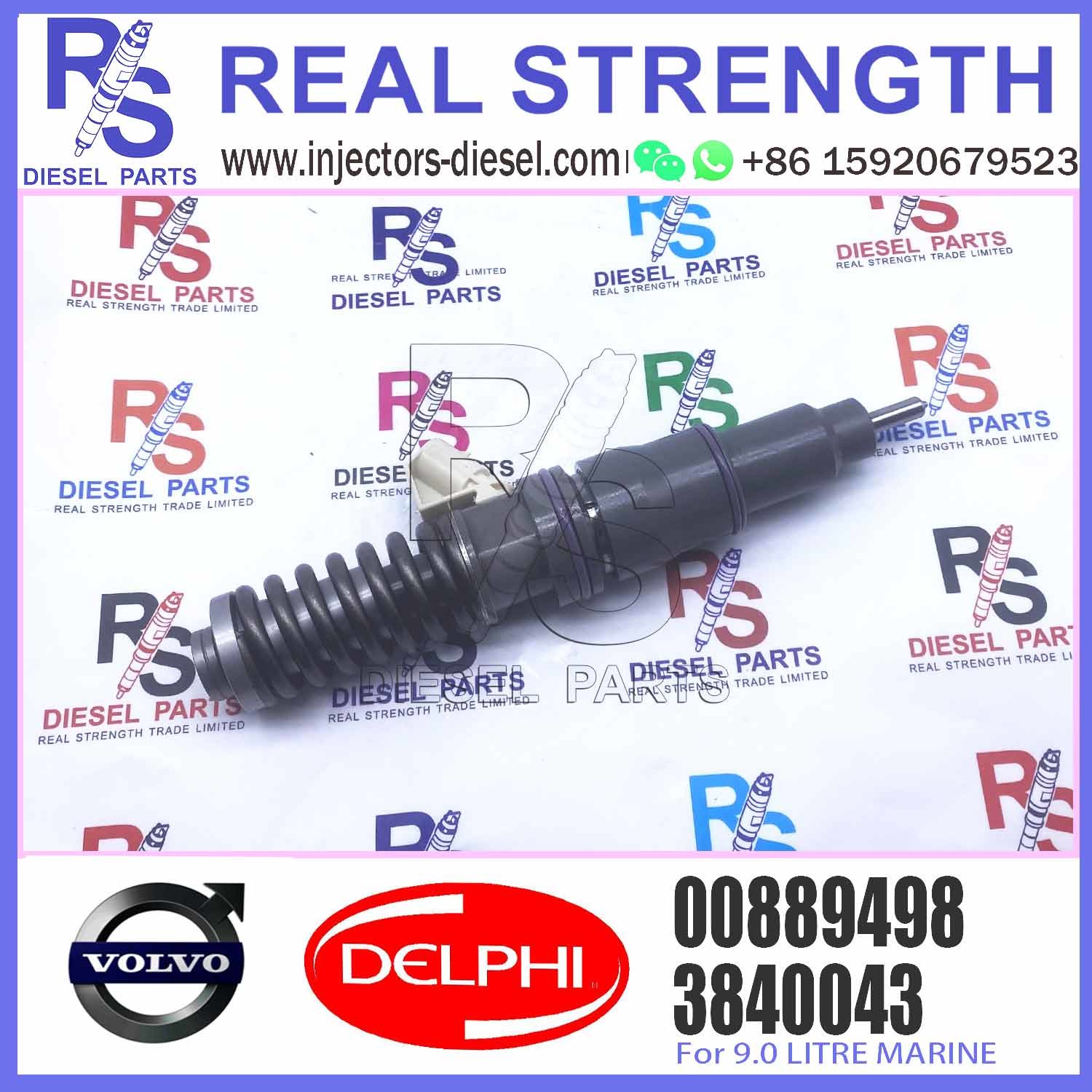 High Quality Diesel Fuel Injector BEBE4C05001 889498 00889498 for V-O-L-V 9L 9.0 LITRE MARINE