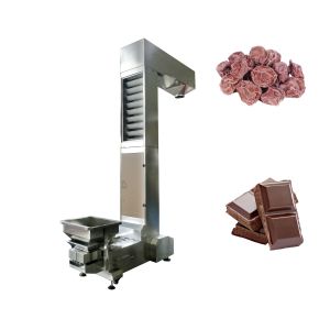 Snacks Chocolate Candy Transpoprt Z Type Bucket Conveyor Low Noise