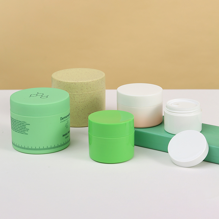 5g 10g 15g Small Eco Friendly Beauty Cream Jars for Empty Body Butter PP Container Plastic Soft Touch Cosmetic Jar Skin Care