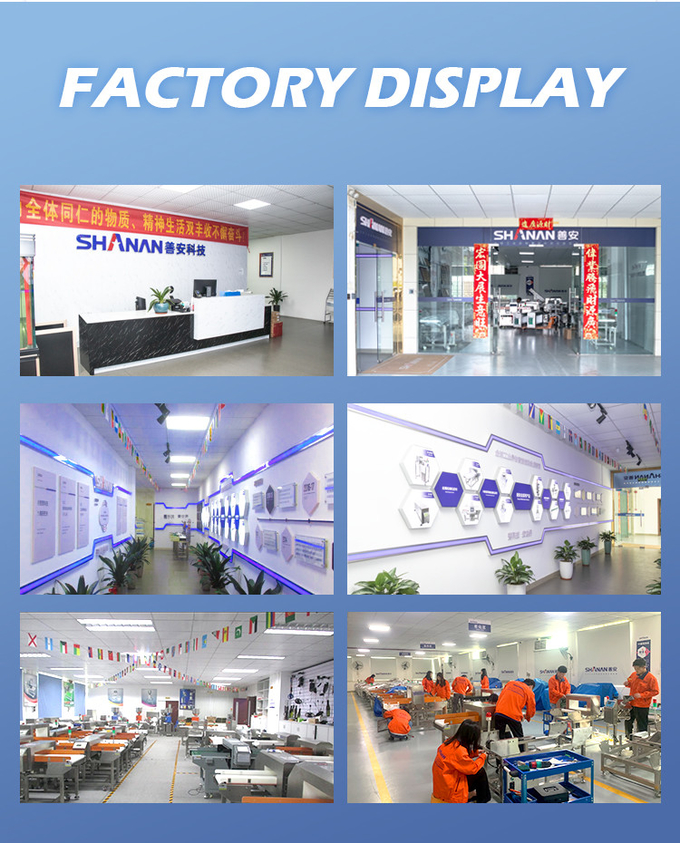 SHANAN VCF4012 Food Safety Detector with Customized Language for Biscuit and Cracker Production Lines