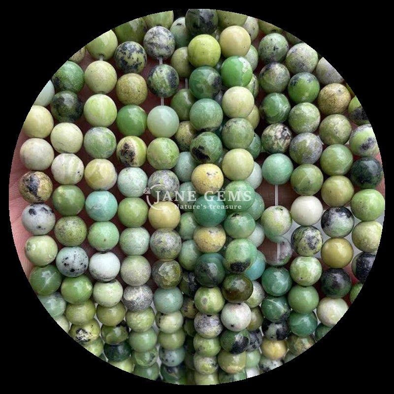 Colorful Round Gemstone Beads Garnet Morganite For Jewelry Making DIY Bracelets Necklaces / Earrings