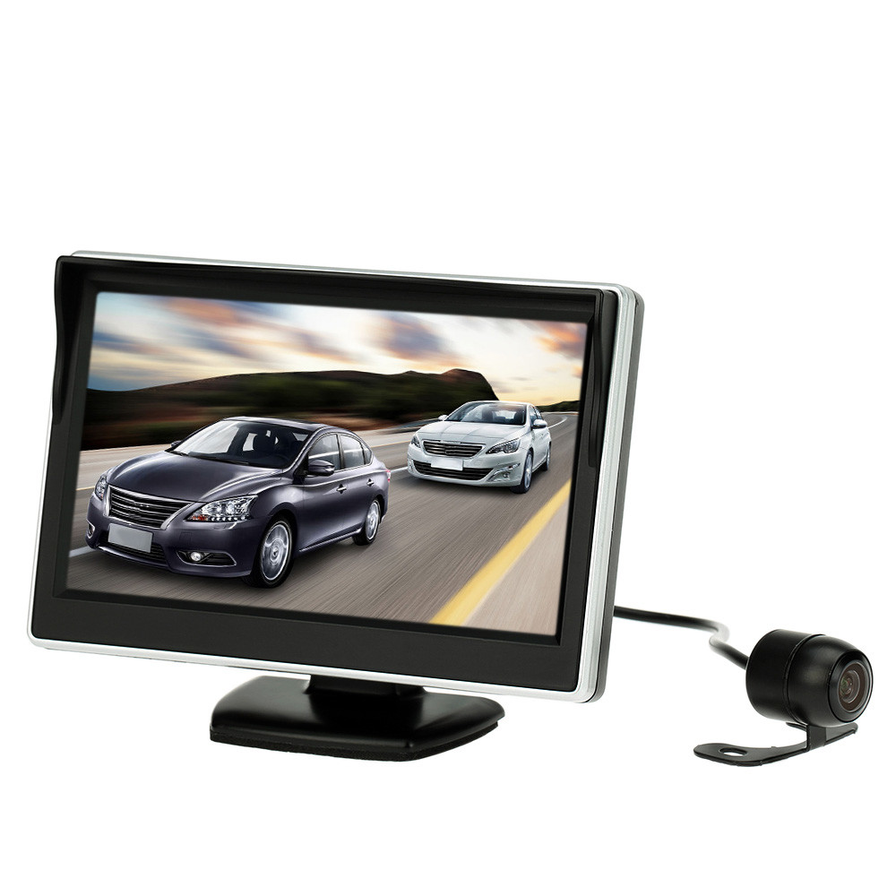  2W Power Car Rear View Camera Screen LCD Display 5'' Small Size 5.78*4.19mm Sensing Area Manufactures