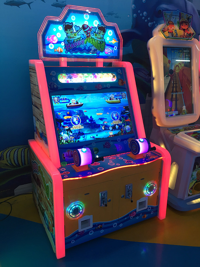 Anniversary Promotion Go Fishing Electronic Game Machine Arcade With 55 Inch LCD Display