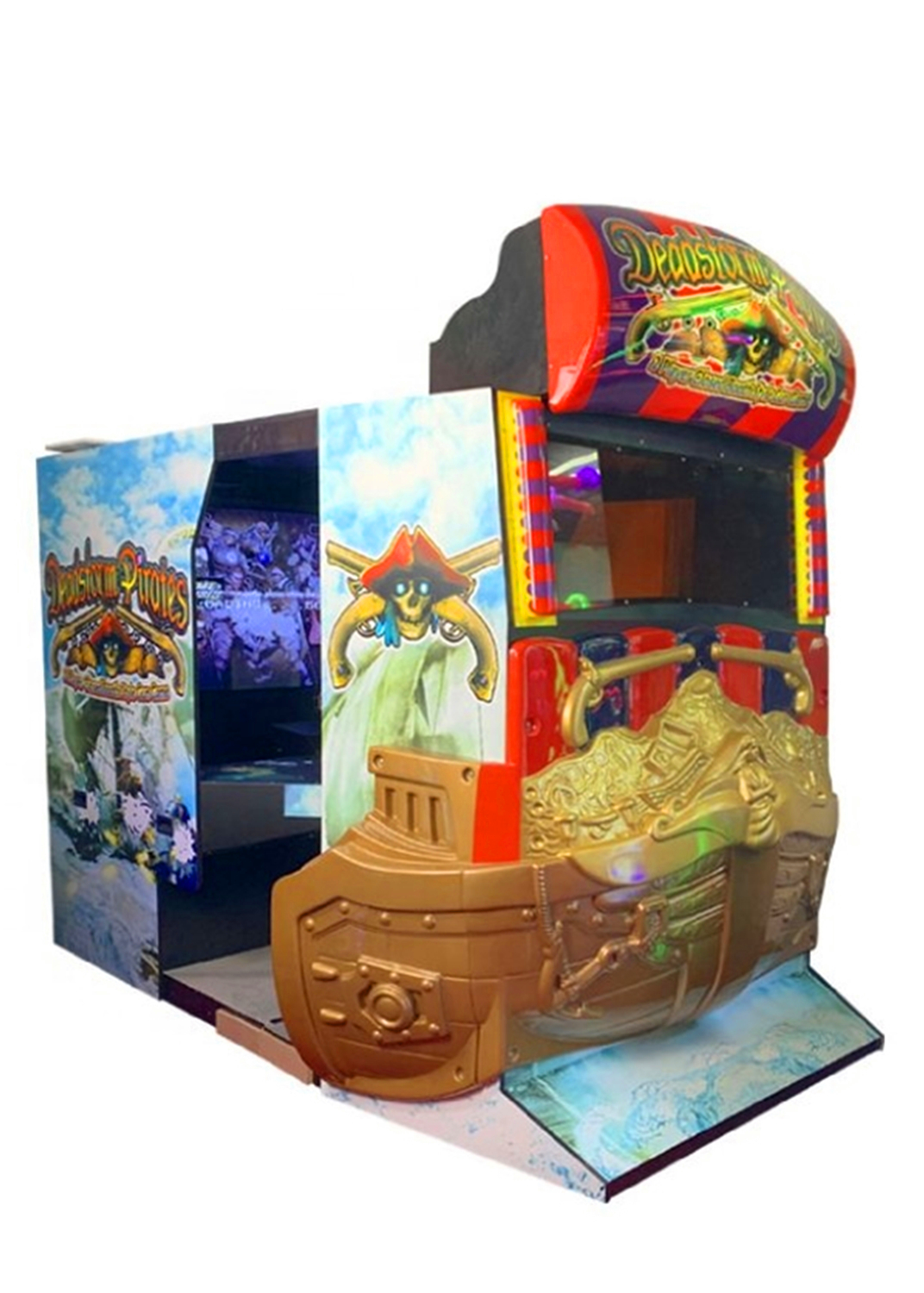 PlayFun Factory Directly Sale Amusement Park Mall Coin Operated 4 in 1 Firearms Shooting Arcade Video Game Machine for Kids