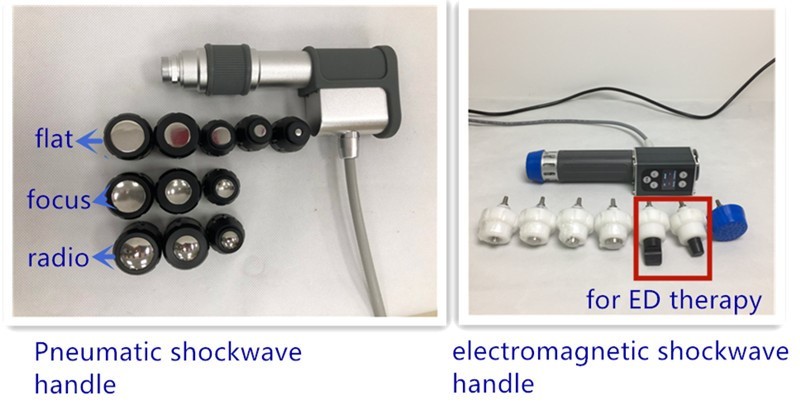 2 In1 Electromagnetic Shockwave Pneumatic Shockwave Air Pressure Therapy Machine