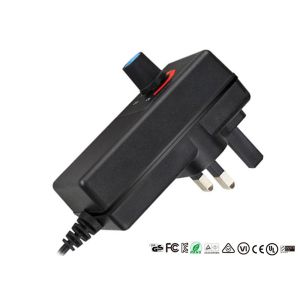 External Wall Mount Variable Voltage Power Adapter Switching AC DC With Multi